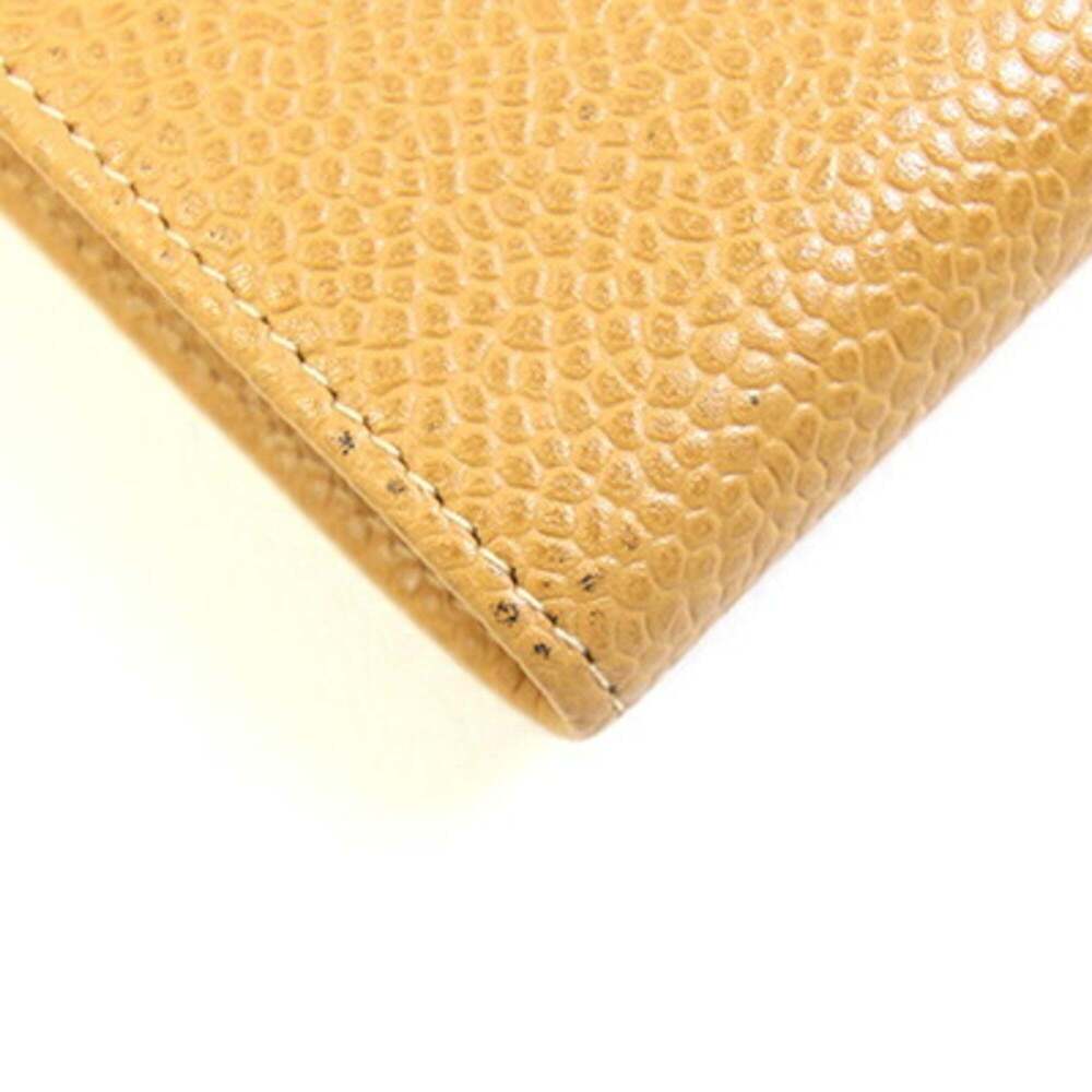 CHANEL Authentic Vintage Cream Caviar Leather Logo Wallet - Picture 6 of 9